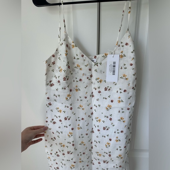 NWT Reformation Brianna Linen Dress - Size 4 - Picture 3 of 5